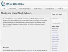 Tablet Screenshot of mswdegrees.org